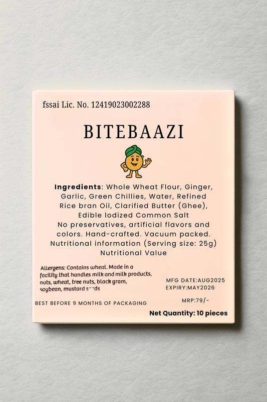 Ginger Garlic Khakhra - Barbequing Ginger